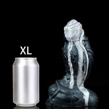 Load image into Gallery viewer, 8.1&quot; Nothosaur ?Torben? Realistic Dildo with Medium Soft Platinum Suction Cup, Unique Design Hands-Free Play Sex Adult Toy XL (Glacial LiquidWhite)
