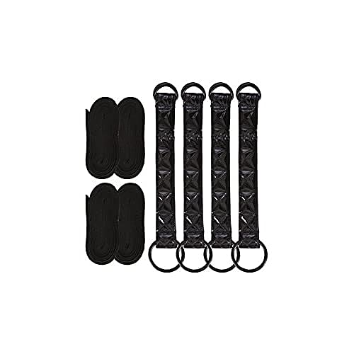 NS Novelties Sinful Black Bed Restraint Straps