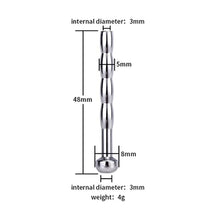 Load image into Gallery viewer, Urethral Catheters Penis Rod Stainless Steel Urethral Sounding Dilators Penis Insert Plugs for Male Masturbator Chastity Sex Toy (5MM)
