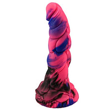 Load image into Gallery viewer, Realistic Monster Dildo for Women, 8.11 inch Shaped Anal Dildo with Strong Suction Cup, Huge Thick Dildo for Women, Liquid Silicone Dildo Anal Plug Prostate Massager Adult Sex Toy (Rose Black)
