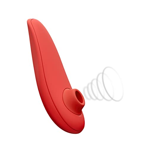 Womanizer x Marilyn Monroe Special Edition Pleasure Air Toy, Clitoral Suction Vibrator, Clitoral Stimulator, Clit Sucking Toy, Waterproof, Rechargeable - Vivid Red?
