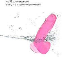 Load image into Gallery viewer, 8.7 Realistic Dildo for Women Soft Silicone Sex Toys with Balls Men Adult Beginner Suction Cup Anal Hands-Free Play Penis G-Spot and Couple Flesh, 1.0 Count
