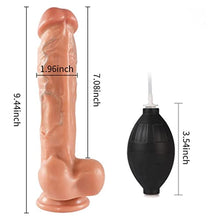 Load image into Gallery viewer, Big Realistic Ejaculating Dildo Squirting Dildo 9inch Thick G Spot Dildos Adult Sex Toy for Women with Suction Cup
