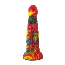 Load image into Gallery viewer, FHBWQY Curved Anal Toys Men&#39;s Liquid Silicone Fantasy Buttocks Stuffed with Monsters Beads Realistic Fake Penis Sex Supplies (Color : K)
