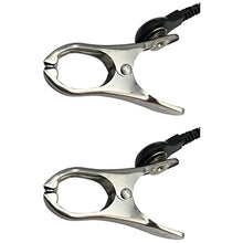 Load image into Gallery viewer, Electric Nipple Clamps, Nipple Clamps for Pleasure Sex, Adjustable Non Piercing Nipple Clamps, Suitable for Ladies Own Use and Flirting with Couples (C)
