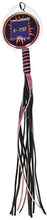 Load image into Gallery viewer, Ka-pow Color Whip Thong Leather 16 Inch Pink and Black
