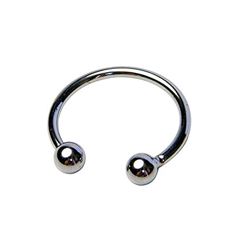 MGZY Stainless Steel Open Cuff Penis Ring Anti Premature Ejaculation Delay Lock Cock Masturbation Sex Toy 40mm
