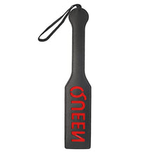 Load image into Gallery viewer, VENESUN Queen Spanking Paddle, 12.6inch Faux Leather Paddles for Adults BDSM Play, Black
