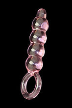 Load image into Gallery viewer, Loveria Pink Unique Design Sex Toy Anal Plug/Adult Toys/Glass Dildo
