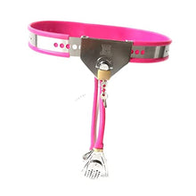 Load image into Gallery viewer, LESOYA Female Stainless Steel Invisible Chastity Belt Device Adjustable Bondage Underwear with Anal Plug
