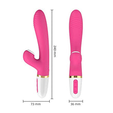 Load image into Gallery viewer, Slap bendable electric massage vibrator warming telescopic vibrator usb rechargeable female vibrator plug-in outdoor controllable adult sensual toy female pleasure tool female/female yoga exercise ple
