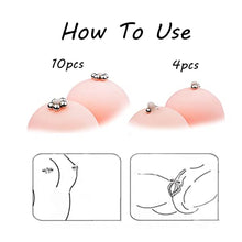 Load image into Gallery viewer, Magnetic Bead Nipple Clamps for Sex Pleasure, Clitoris Clips Bead, Weight Ball Nipple Clamps Sexual Pain for Women &amp; Men, Nipple Toys for Daily Wearing or Flirting (4pcs)
