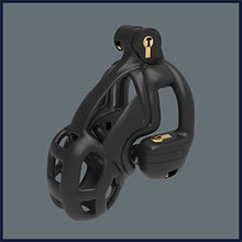 Load image into Gallery viewer, Male Chastity Lock CB Kit, Cock Cage Double Lock Design Chastity Lock Breathable,43,M
