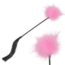 Load image into Gallery viewer, Stick for Couples Pink Pull Wall Flogger and Feather Bully Night Spanking Whip Beat Toy Party Tickler Fire Removable Paddle K Glow Paper Silicone Leather Pets Selfie Sticks Tease
