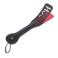 VENESUN OUCH Slapper Spanking Paddles for Adults, 12.8inch Faux Leather Paddle for BDSM Sex Play