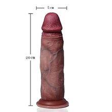 Load image into Gallery viewer, Realistic Dildos Feels Like Skin,Huge Realistic Dildo with Strong Suction Cup, Penis Adult Sex Female Massage Masturbation Toys for Vaginal G-spot and Anal Play Sex Toys
