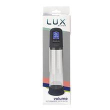 Load image into Gallery viewer, Lux Active Volume Rechargeable Penis Pump - Black
