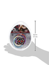 Load image into Gallery viewer, Nitrile 5pk Crings Blk Wht Red Blue Purp
