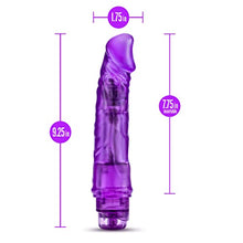 Load image into Gallery viewer, 9&quot; Soft Long Realistic Vibrating Dildo -- Multi Speed Veiny Textured Vibrator -- Waterproof -- Sex Toy for Women -- Sex Toy for Adults (Purple)
