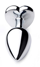 Load image into Gallery viewer, Black Heart Gem Anal Plug - Medium
