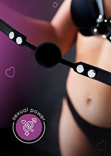 Load image into Gallery viewer, PASTOS Bondage Ball Gag for Sex - Open Mouth Silicone Ball - Restraints Toys Sex Gag Mouth Plug - Adjustable Mouth Ball Breathable for Adult Play Bondage - Sex Gag Ball Adult Toys BDSM
