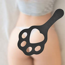 Load image into Gallery viewer, FENICAL Leather Paddles for Spanking with Cat Claw Flirting Spanking Paddle Restraint Toy for Couples Adults (Black)
