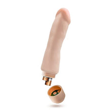 Load image into Gallery viewer, Dr. Skin - 7 Inch Silicone Vibrating Dildo - Flexible Shaft Flexishaft - 10 Powerful Vibration Functions - IPX7 Waterproof - Ultrasilk Satin Smooth - Realistic Vibrator Sex Toy for Him Her Couples
