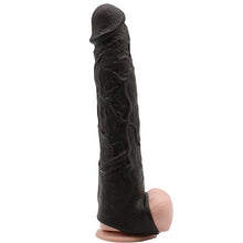 Load image into Gallery viewer, Beautihome Sexy Flesh Extra Large Penis Extender Sleeve Black 8.3
