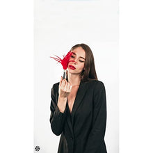 Load image into Gallery viewer, LOLA - Tickler Burlesque Plume Red - Tickler Whip
