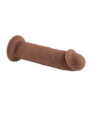 Load image into Gallery viewer, Evolved Love is Back - 7 Inch Girthy Vibrating Dong - Realistic Looking &amp; Rechargeable - Dark Beige / Brown
