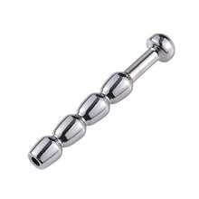 Load image into Gallery viewer, Urethral Sounds, 3 PCS Set Stainless Steel Hollow Penis Plug Multi Beads Urethral Dilators for Beginner (Beginner)
