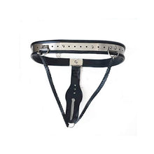Load image into Gallery viewer, LESOYA Female Adjustable Chastity Belt Device Stainless Steel Y-Type Lockable Bondage Briefs BDSM Panties Underwear
