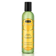 Load image into Gallery viewer, Kama Sutra Naturals Massage Oil Coconut Pineapple 8 fl oz/236 ml
