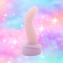 Load image into Gallery viewer, Nathara Snake Suction Cup Fantasy Dildo - Light Jellyfish Color Scheme - Handmade in The USA - Adult Toys, Sex Toys (Mini)
