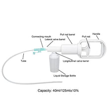 Load image into Gallery viewer, BRDI Manual Sputum Suction Pump, Transparent Sputum Suction Pump with Tube for Field
