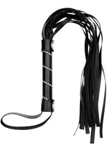 Load image into Gallery viewer, Black Sex Whip Bdsm Sex Toy Adult Flogger Spanking Paddle Whip Sex Adults Whip For Couples Sex Rubber Whips Dominitrix Whip 18.8&quot;
