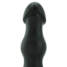 Load image into Gallery viewer, Doc Johnson Titanmen - The Rumpy - 6.5 Inch Durable Anal Plug with 6.9 Inch Girth and Phallic Tip - Flared Safety Base - Matte Finish - Butt Plug - Black
