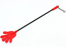 Load image into Gallery viewer, Finger Paddle Sex Spanking Crop Long Silicone Vibiam Spanker for Sex (Red)
