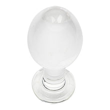 Load image into Gallery viewer, Aptitan Clear Mushroom Shaped Glass Anal Plug Crystal Butt Plug Anal Stimulate Anal Sex Toy
