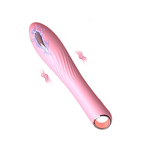 LEVETT G Spot Vibrator Adult Sex Toy Dildo Vibrator 3 Electric Pulse Stimulation 16 Vibration Modes for Clitoral Vaginal Stimulation & Anal Massage - Pink