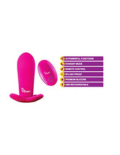 Load image into Gallery viewer, Viben Remote Controlled - Strapless Butterfly Thrusting Toy for Woman,10 Functions with Pleasure Nubs Rechargeable - Intrigue (Hot Pink)
