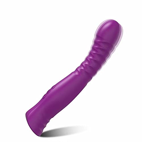 Realistic Vibrating Dildo G Spot Vibrator, Thrusting Dildo with 10 Modes, Huge Dildo Female Vibrator