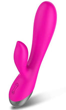 Load image into Gallery viewer, Rechargeable Rabbit Vibrator Dildo Adult Women Sex Toy Female Sexual Tool Vibrating Wand Massager 10 Modes 6 Speeds Handheld Portable
