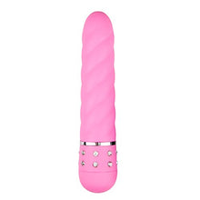 Load image into Gallery viewer, EasyToys Love Diamond Twisted Vibrator, Pink, 67 Gram
