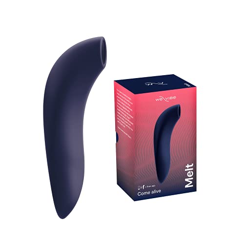 We-Vibe Melt Clitoral Sucking Vibrator Clit Massaging App Controlled Smart Toy, Midnight Blue