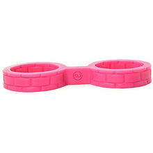 Load image into Gallery viewer, Doc Johnson Platinum Premuim Silicone - The Cuffs - Sturdy Silicone Handcuffs for Restraining Your Partner Easily and Comfortably - Large - Pink
