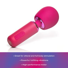 Load image into Gallery viewer, JIMMYJANE Exona Body Wand Vibrator, Massager for Women, Men &amp; Couples Full Body Pleasure, 5 Vibration Modes &amp; 5 Intensity Levels, Soft Silicone, Flexible Head, Pink
