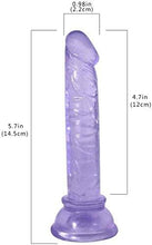 Load image into Gallery viewer, Mini Dildo Slim Dildo Realistic Dildos Flexible Dildo Adult Sex Toy Realistic Mini Dildo, Beginner Silicone Dildo with Strong Suction Cup for Hands-Free Play, G-Spot Stimulation Dildos Adult Sex Toys
