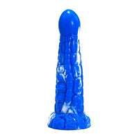 FHBWQY Curved Anal Toys Men's Liquid Silicone Fantasy Buttocks Stuffed with Monsters Beads Realistic Fake Penis Sex Supplies (Color : H)