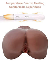 Load image into Gallery viewer, Sex Doll,19.84LB Life-Sized Sex Doll Ass Male Masturbator &amp;Drying Stick&amp; Heating Rod&amp;Sex Doll Douche Washer Hose,Torso Hip Realistic Pocket Pussy Ass for Men Couples Vaginal Anal Doggy-Tan Skin
